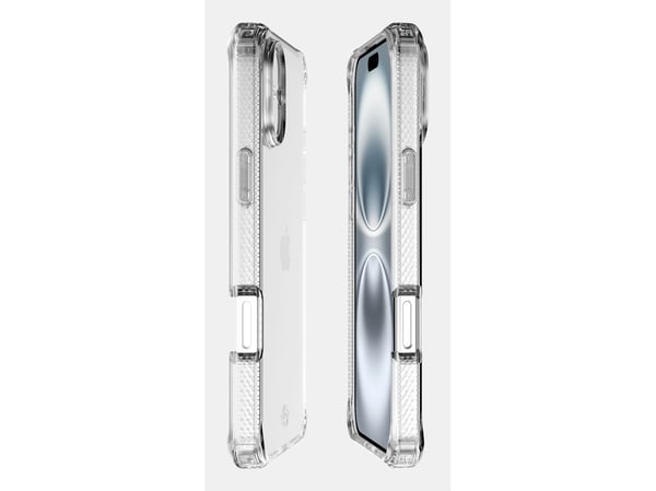 ITSKINS SPECTRUM R // CLEAR, Suojus, Apple, iPhone 16, 15,5 cm (6.1"), Läpinäkyvä