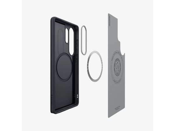Spigen Nano Pop (MagFit), deksel, Samsung, Galaxy S25 Ultra, 17,5 cm (6,9"), sort
