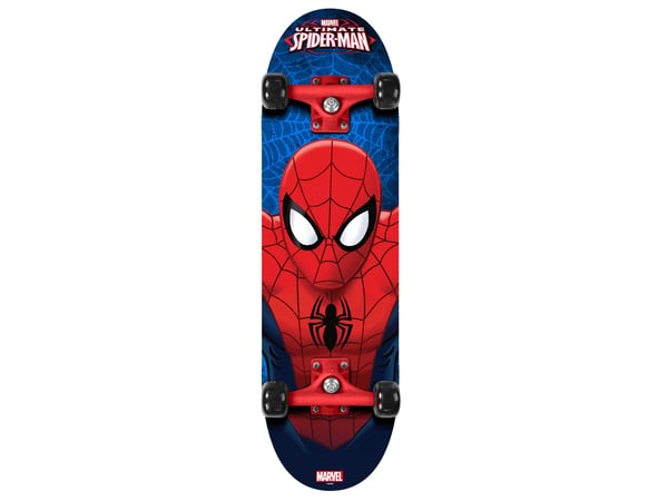 Marvel Ultimate Spiderman skateboard med dubbelkick