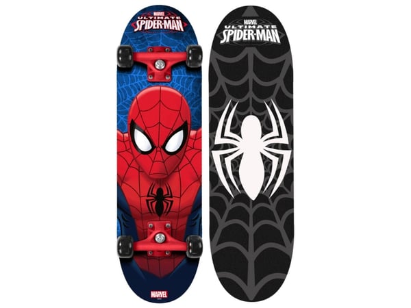 Marvel Ultimate Spiderman skateboard med dubbelkick
