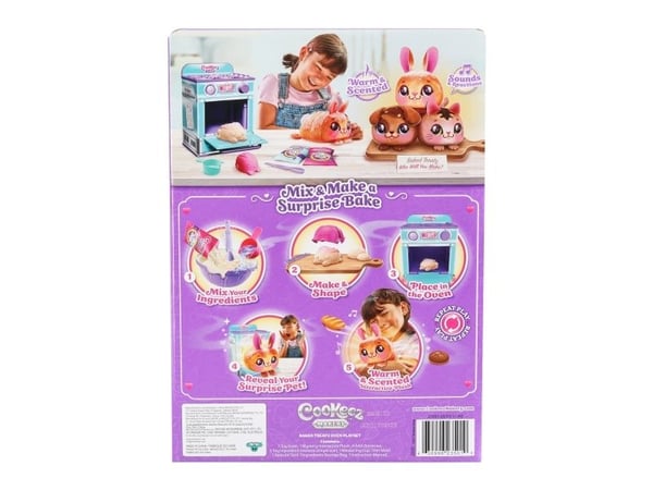 Cookeez Makery 23501 lekebakerovn med brød 5+ år vaniljeduft, lilla