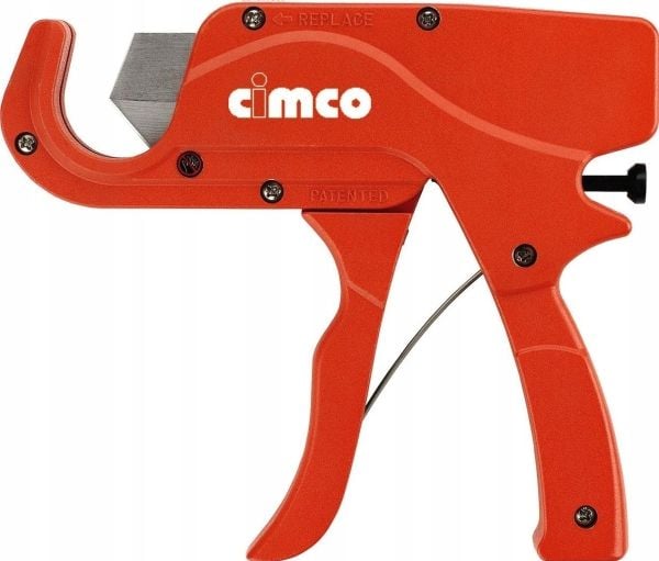 Cimco 120410, Rørsaks, Stål, Plastikk, Rød, Rustfritt stål, 6 mm