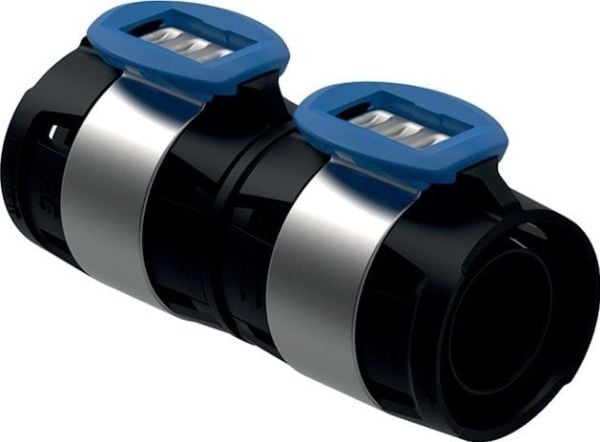 Geberit FlowFit kobling 40 mm, sort PPSU