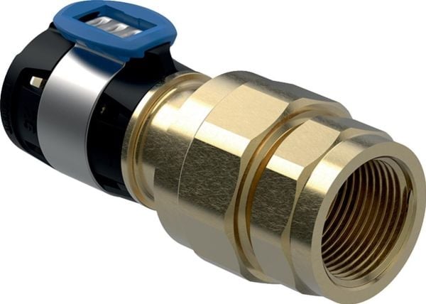 Geberit FlowFit union 25mmx3/4" mf blyfri siliciumbronze