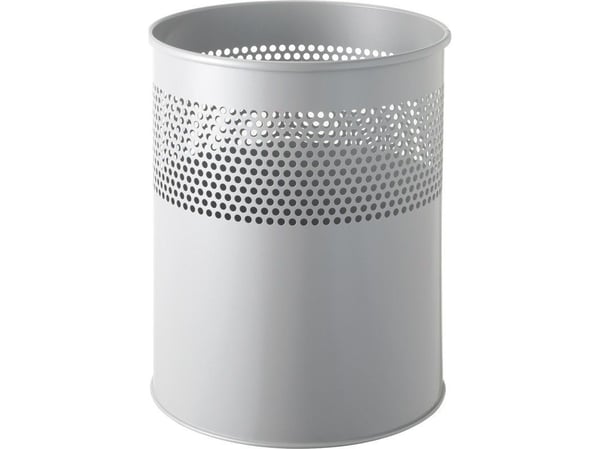 Helit H2515787, 15 l, Rund, Rustfritt stål, Grå, 25,7 cm, 321 mm