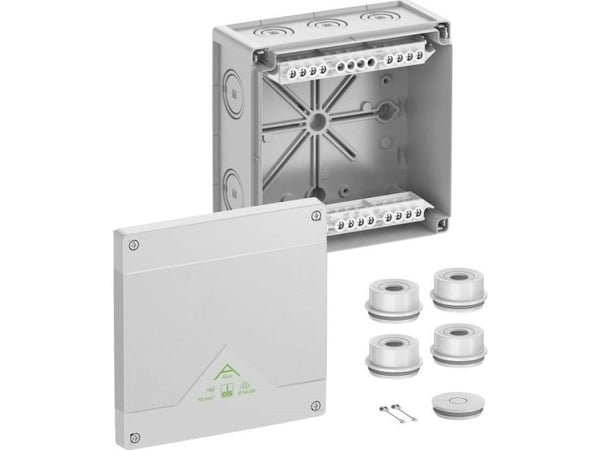 Spelsberg Abox 160-16² Jakorasia (P x L x K) 182 x 182 x 90 mm Harmaa IP55, IP66 1 kpl