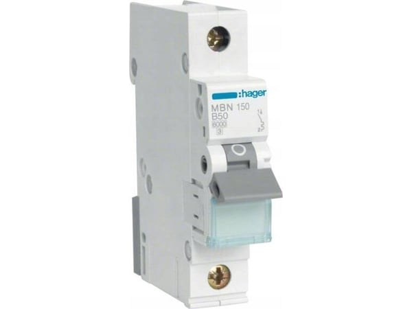 Hager MBN150, 50 - 60 Hz, 50 A, 1P