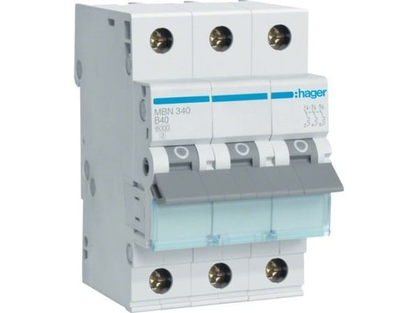 Hager MBN340, 50 - 60 Hz, 40 A, 3P
