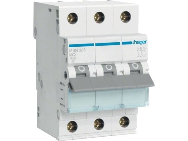 Hager MBN325, 50 - 60 Hz, 25 A, 3P