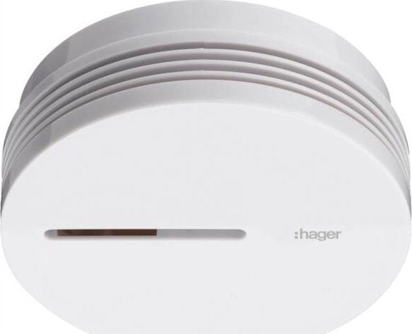 Hager TG600AL, Optisk detector, Koblet med ledninger (ikke trådløs), Hvit, 85 dB, 50 m, IP32