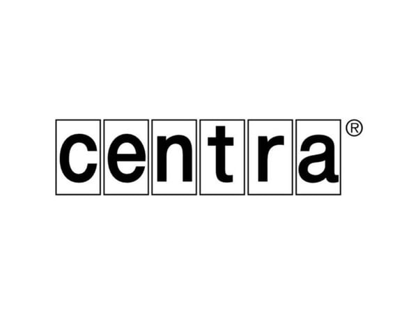 Centra A4-mappe ryggbredde 52 mm sort sky-marmor 2 bøyler 221105