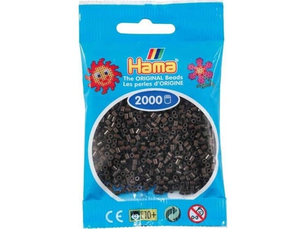 Hama mini pärlor bruna