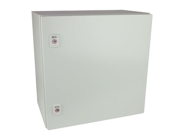 RITTAL AX Compact-taulu, WHD: 500x500x300 mm, teräslevy, asennuslevyllä, yksiovinen, kaksi kierrelukkoa
