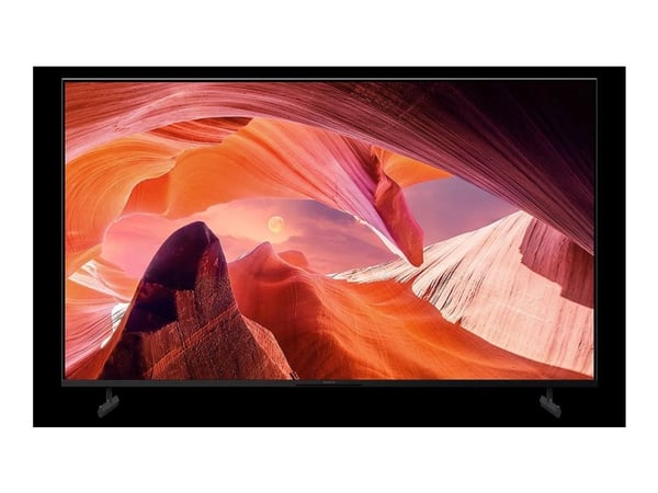 Sony Bravia KD-55X80L - 55" Diagonalklasse (54.6" synlig) - X80L Series LED-bakgrunnsbelyst LCD TV - Smart TV - Google TV - 4K UHD (2160p) 3840 x 2...