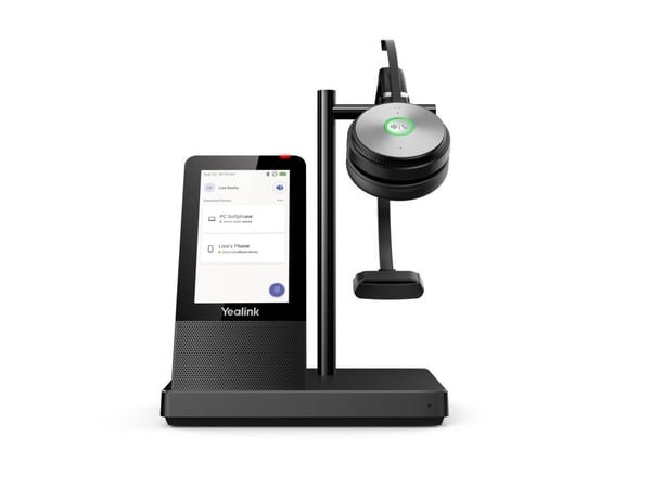 Yealink WH66 Mono X - Hodesett - full størrelse - DECT - trådløs - UC-sertifisert