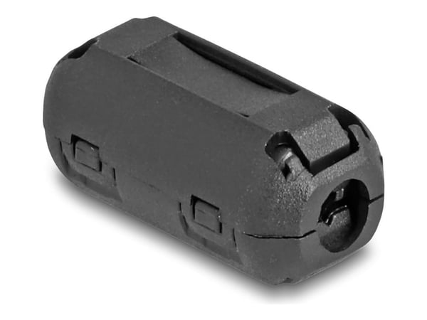 Delock - Ferrittperle - for round cables up to 5 mm - svart (en pakke 2)