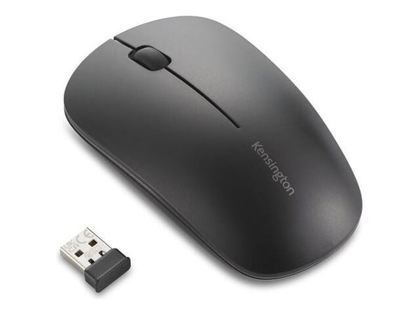 Kensington MY230 EQ - Mus - ladbar - høyre- og venstrehåndet - 3 knapper - trådløs - 2.4 GHz, Bluetooth 5.0 - USB trådløs mottaker - brun boks