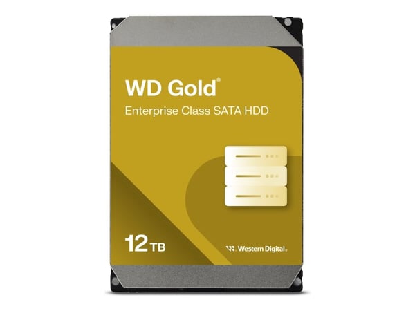 WD Gold WD122KRYZ - Harddisk - Enterprise - 12 TB - intern - 3.5" - SATA 6Gb/s - 7200 rpm - buffer: 512 MB