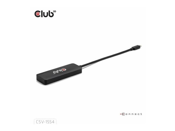 Club 3D CSV-1554 - Dokkingstasjon - USB-C / Thunderbolt 4 - 3 x HDMI