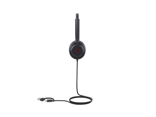Yealink UH35 Mono - Hodesett - on-ear - kablet - USB-C - svart - Certified for Microsoft Teams