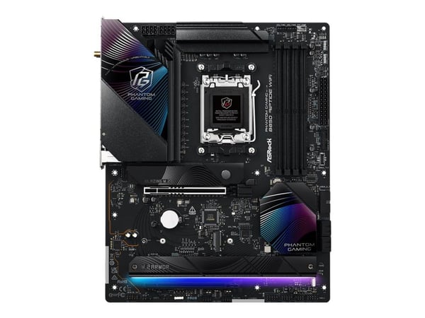 ASRock Phantom Gaming B850 Riptide WiFi - Hovedkort - ATX - Socket AM5 - AMD B850 Chipset - USB-C 3.2 Gen 2x2, USB-C 3.2 Gen2, USB 3.2 Gen 2, USB 3...