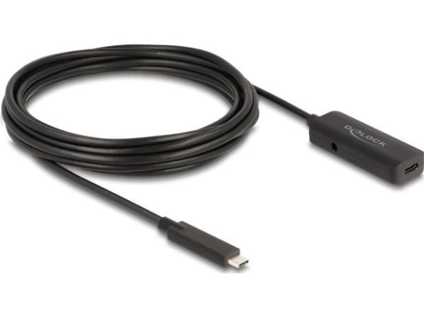 Delock aktiivinen USB 10 Gbps -jatkojohto USB Type-C 5 m