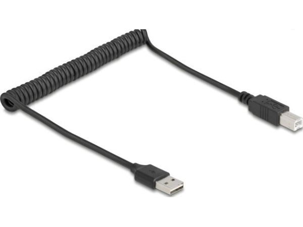 DeLOCK 90130, 0,8 m, USB A, USB A, USB 2.0, Lajittelu