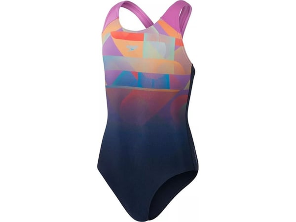 Barne badedrakt Speedo DIGI PLMT SPBK JF str. 116 cm