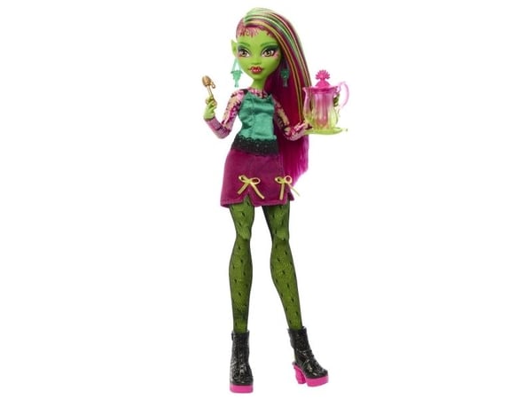 Monster High Skrämmande Docka Trädgårdsgåtor Venus Mcflytrap HYT71 HYT75