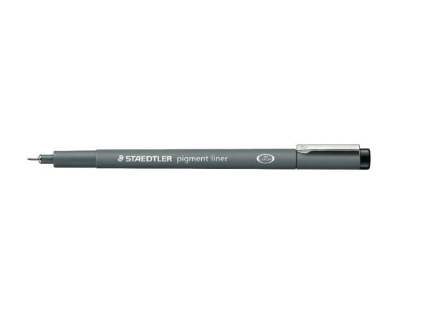 STAEDTLER pigmenttimuste - Fineliner - musta - pigmenttimuste - 0,2 mm