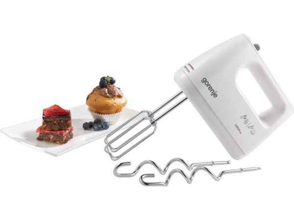 Gorenje 733349, Håndmikser, Hvit, Vispe, Miksing, 1,3 m, Knapper, 300 W