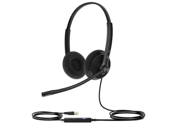 Yealink UH34 Lite Dual Teams, Kabel, 20 - 20000 hz, Kontor/callcenter, 110 g, Headset, Svart