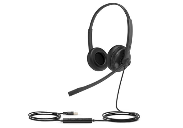 Yealink UH34 SE Lite Dual Teams, Koblet med ledninger (ikke trådløs), 20 - 20000 Hz, Kontor/kundesenter, 118 g, Hodesett, Sort