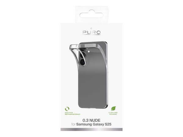 PURO 03 Nude, Etui, Samsung, Galaxy S25, 15,8 cm (6.2"), Gjennomsiktig