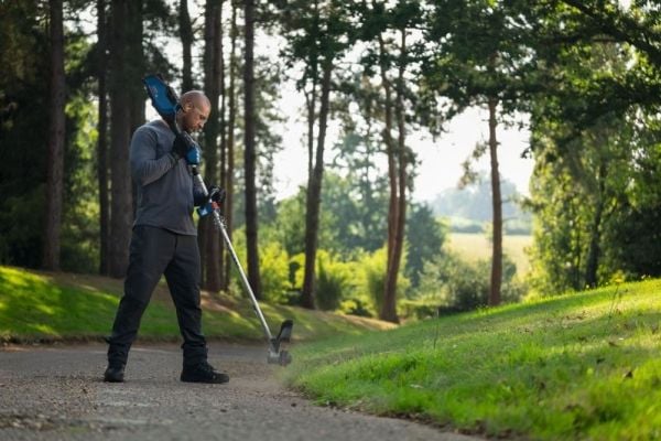 Bosch 0 600 8D0 200, 2-i-1 hekke- og trådkutter, 40 cm, Blad og nylontråd, D-sløyfet håndgrep, 5300 RPM, Sort, Blå - SOLO