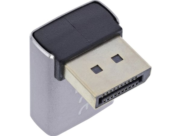 InLine DisplayPort 1.4 adapter stikkontakt 90° bunn 8K (17291F)