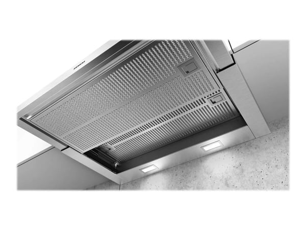Siemens iQ500 LI67RA561 - Panser - teleskopisk - Nisje - bredde: 52.4 cm - dybde: 29 cm - ekstraksjon og resirkulasjon (-) - rustfritt stål