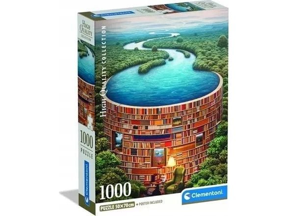 Clementoni Puslespil HQC Bibliodame, 1000 brikker