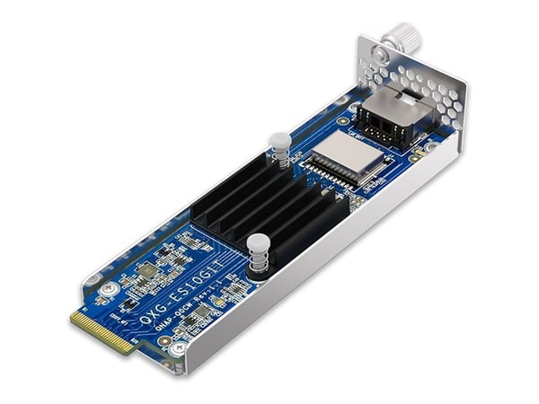 QNAP QXG-ES10G1T - Utvidelsesmodul - PCIe 3.0 x4 - 100M/1G/2.5G/5G/10 Gigabit Ethernet x 1