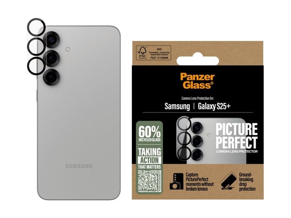 PanzerGlass PicturePerfect - Linsebeskytter for mobiltelefon - for Samsung Galaxy S25 Plus