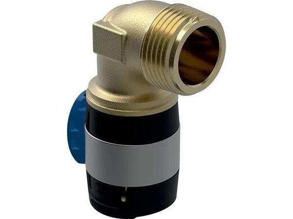 Geberit FlowFit 90°-böj med utvändig gänga CuSn4Zn2PS d=20mm R=1/2"