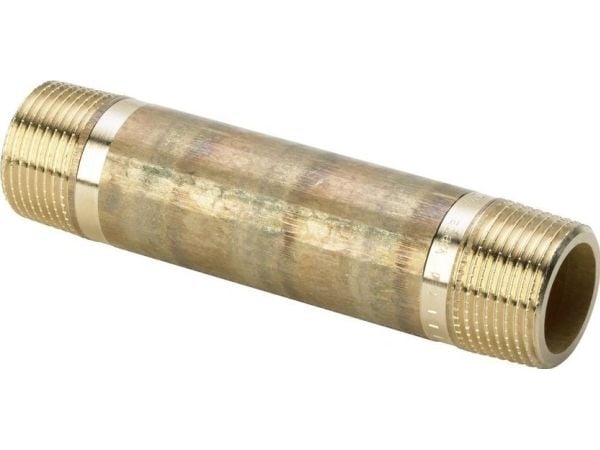 Viega nippelrør 3/4" x 200 mm rødgods