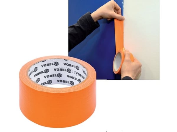 Vorel pussbånd til fasade 48mm/50m oransje - 75133
