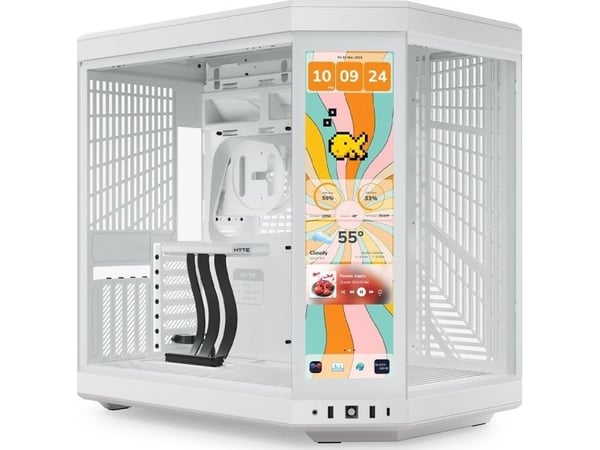 HYTE Y70 Touch Infinite , Tower case (white, Tempered Glass x 2)