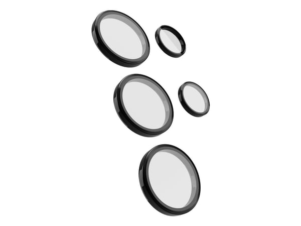 PURO PUSDGLS25UTR, Samsung, Galaxy S25 Ultra, Støvtett, Slagbestandig, Ripebestandig, Sjokkresistent, Sort, Gjennomsiktig, 5 stykker