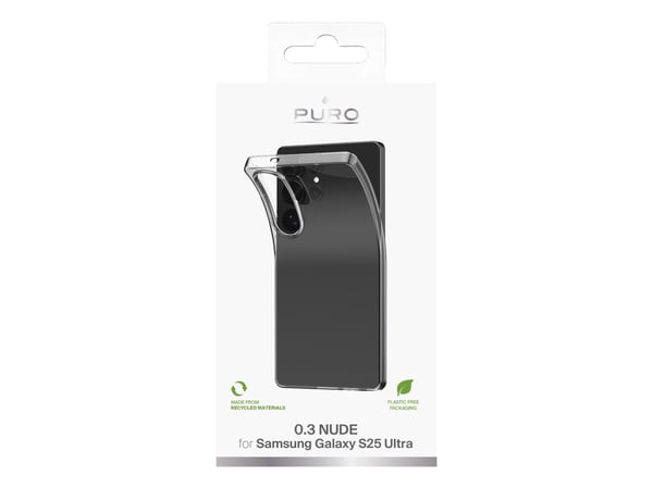 PURO 03 naken, deksel, Samsung, Galaxy S25 Ultra, 17,5 cm (6,9"), gjennomsiktig