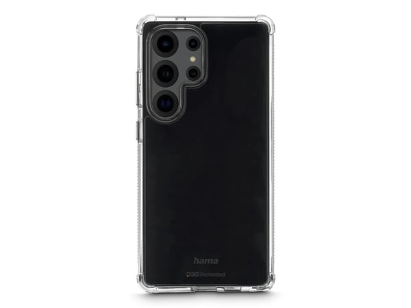 Hama Extreme Protect - Baksidedeksel for mobiltelefon - D3O, polykarbonat (PC) - gjennomsiktig - for Samsung Galaxy S25 Ultra