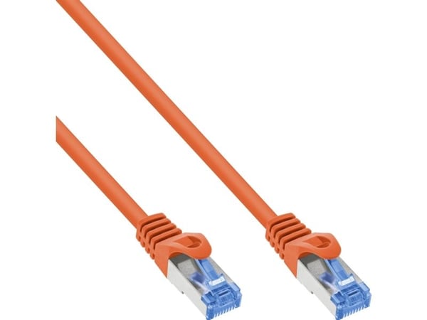 InLine 72603O, 3 m, Cat6a, S/FTP (S-STP), RJ-45, RJ-45, Oranssi