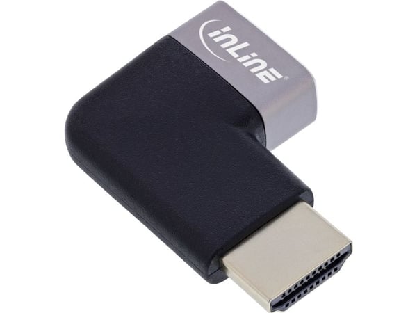 InLine 17991E, HDMI A, HDMI A, Svart, Grå