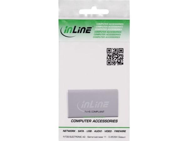 InLine 17291A, DisplayPort, DisplayPort, Grå